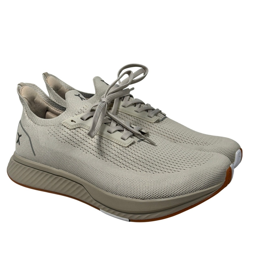 Flux Footwear Adapt Mens 10.5 Knit Running Shoes Sand Beige Training Sneaker